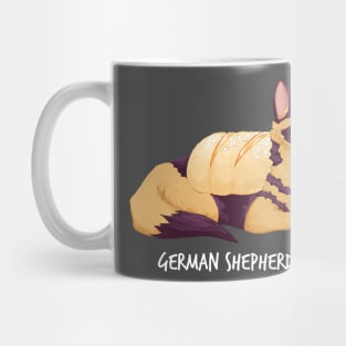 German Shepherd Strudel Mug